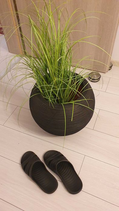 Ghiveci Flori - Jardiniera rotunda - BRASOV- 33x40x130 cm