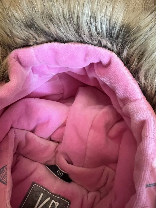 Очень теплый, зимний комбинезон на малышку