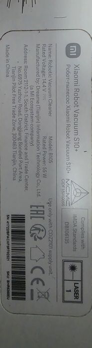 Robot aspirare si spalare Xiaomi S10+ inclus accesorii rezerva