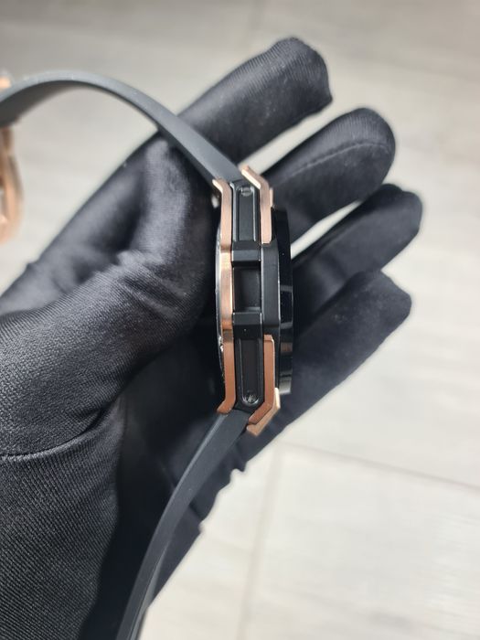 Promotie-Reducere-Discount-Oferta-Ceas-HB-Black-Rose-Gold-Premium-Nou