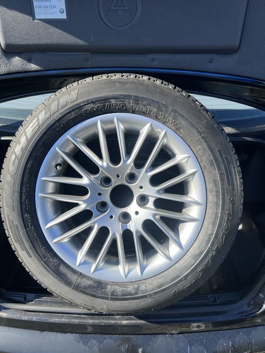 Janta aluminiu roata rezerva originala Bmw E39 E46 E38 pe 16” 5x120