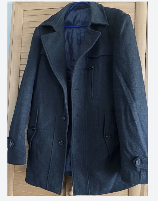 Теплое мужское пальто