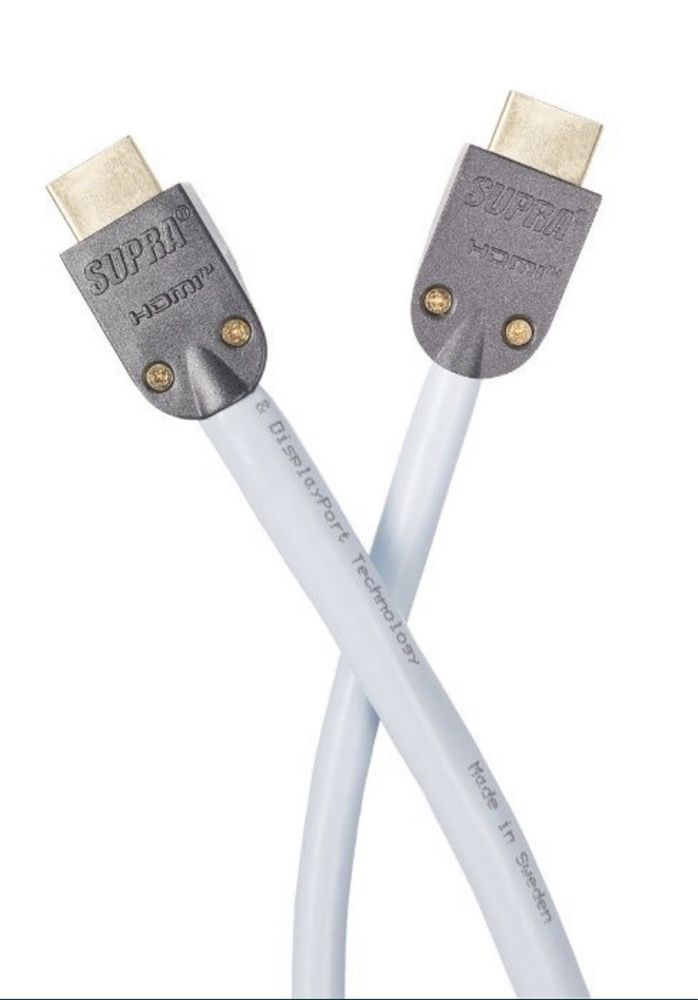 Cablu’ri HDMI-HDMI 2.0, 2.1 Supra Cables 4K,8K HDR