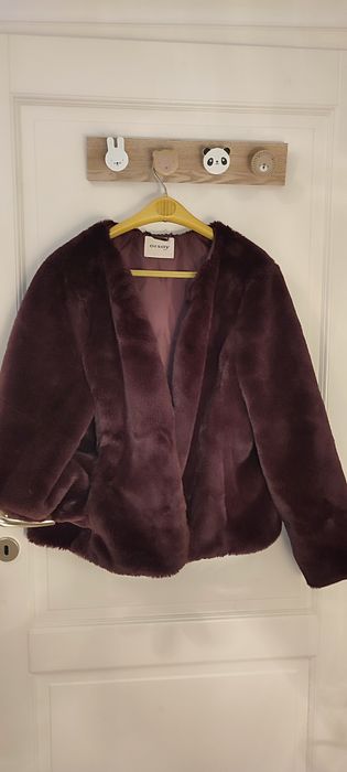 Blăniță bordo extrafină, imitație blana iepure,Orsay, mărime M-L, mode