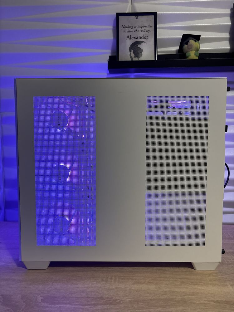 Бял геймърски компютър RYZEN 5600G, RTX3060Ti, 16 Ram, 512 Ssd, 750W