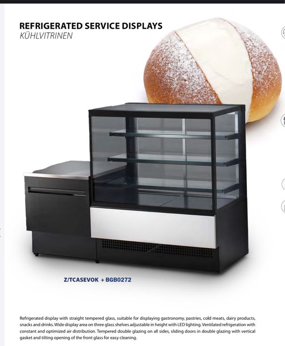 Vitrina prezentare calda sau rece / Virtus / 150 cm / NOU