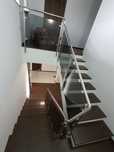 Balustrade inox sticla gard tabla traforat grilaje