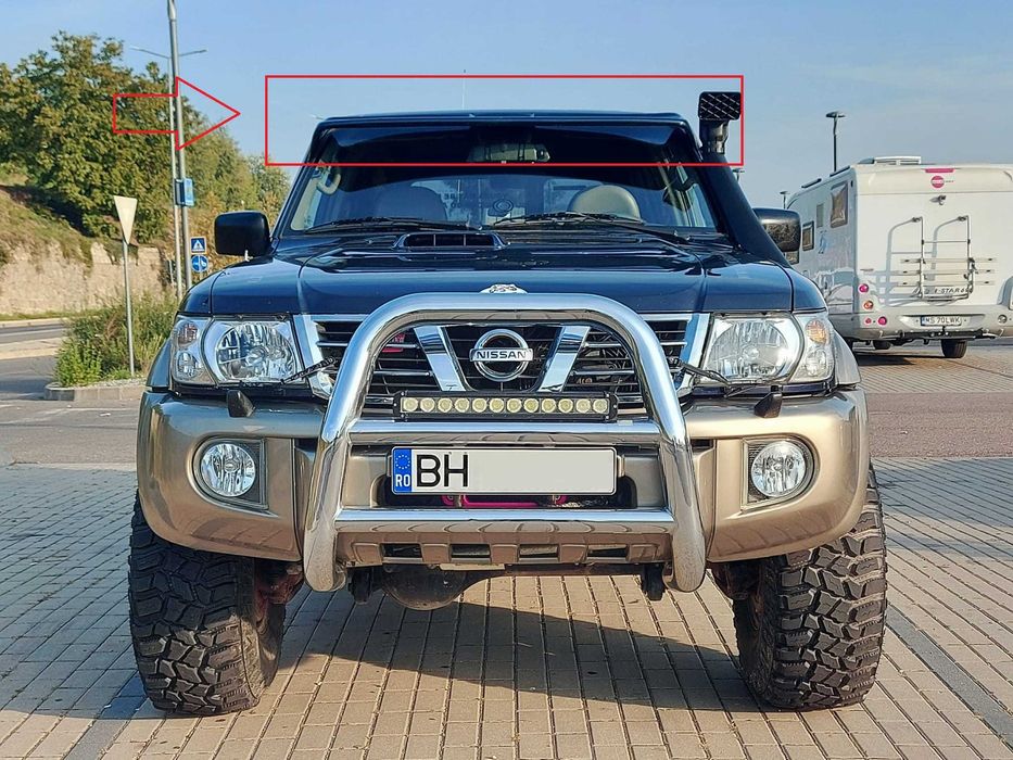 PARASOLAR Nissan PATROL Y61 Fibra - Potriveste pe Normal sau Utilitar