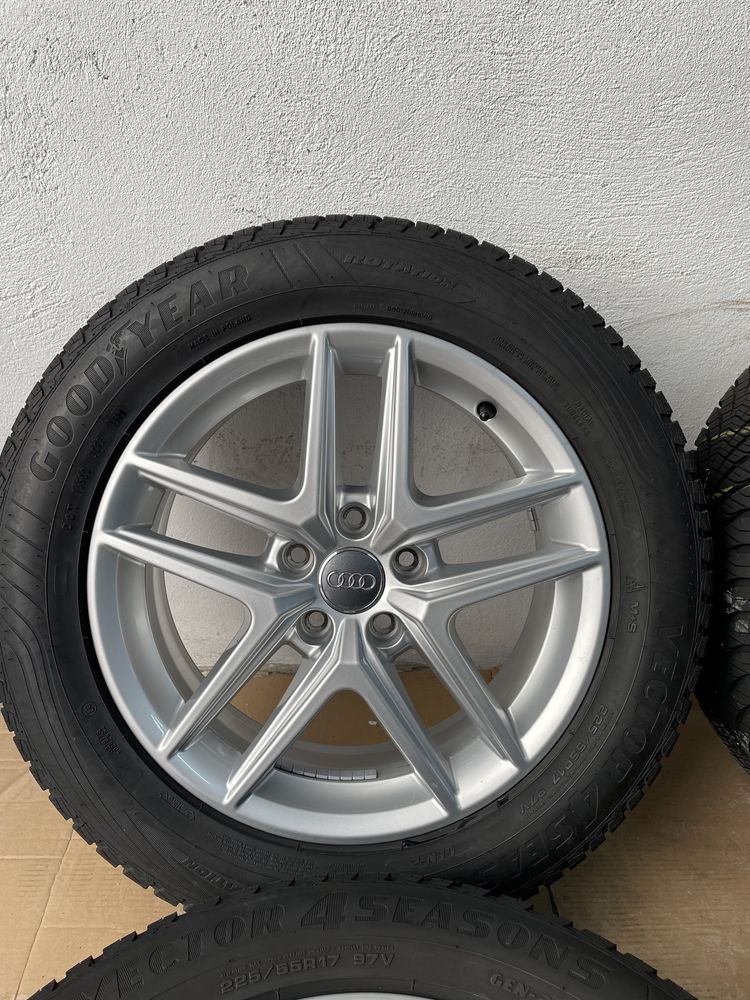 Jante audi originale 225/55r17 Allseason DOT 2024 GoodYear