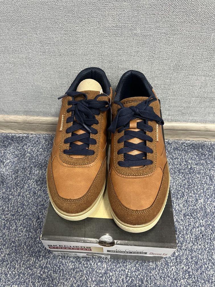 Новые кроссовки туфли оксфорды Skechers, размер 41.,5-42, оригинал из
