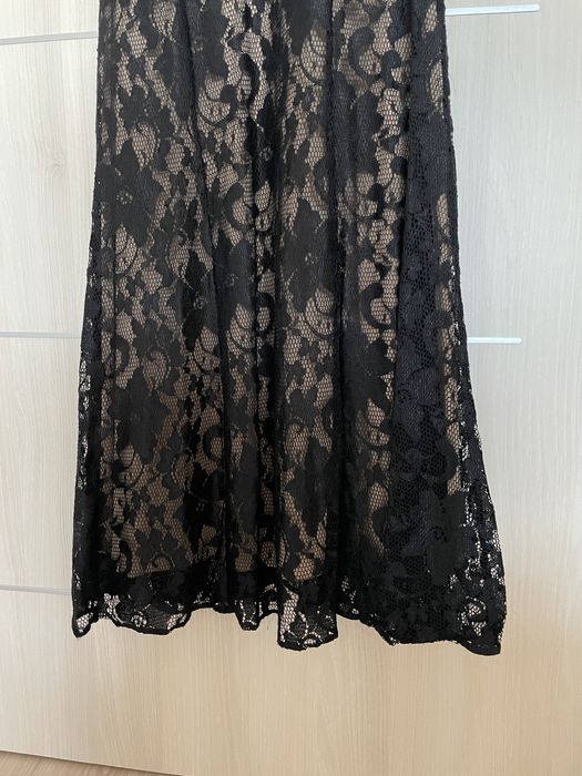 Rochie Ocazie tip Sirena, Dantela Neagra, S/36