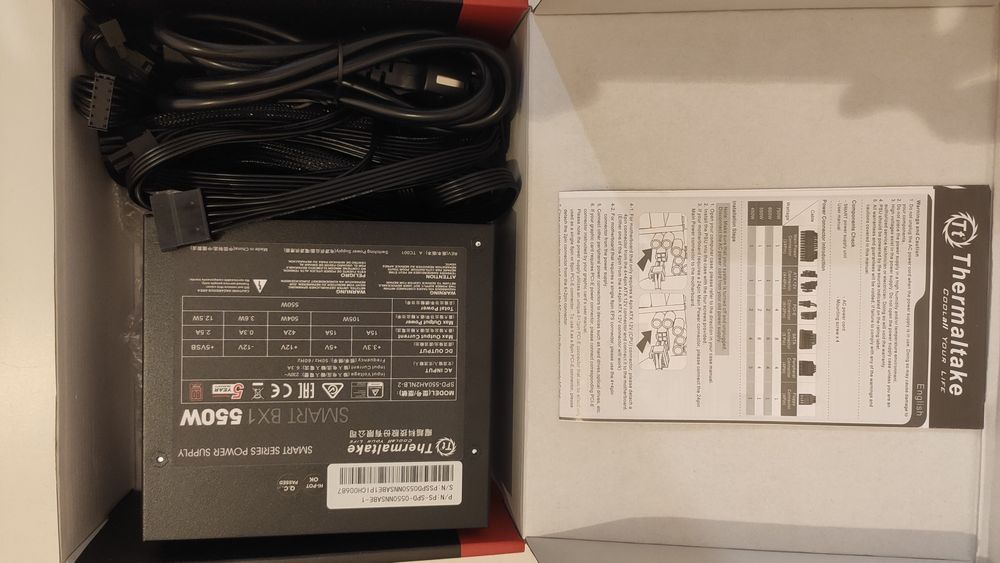 Блок питания thermaltake smart bx1 550w