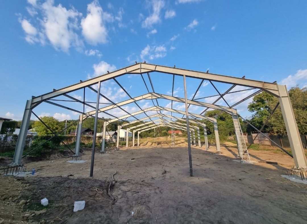 Vand hala metalica diferite dimensiuni și modele lucram fara avans