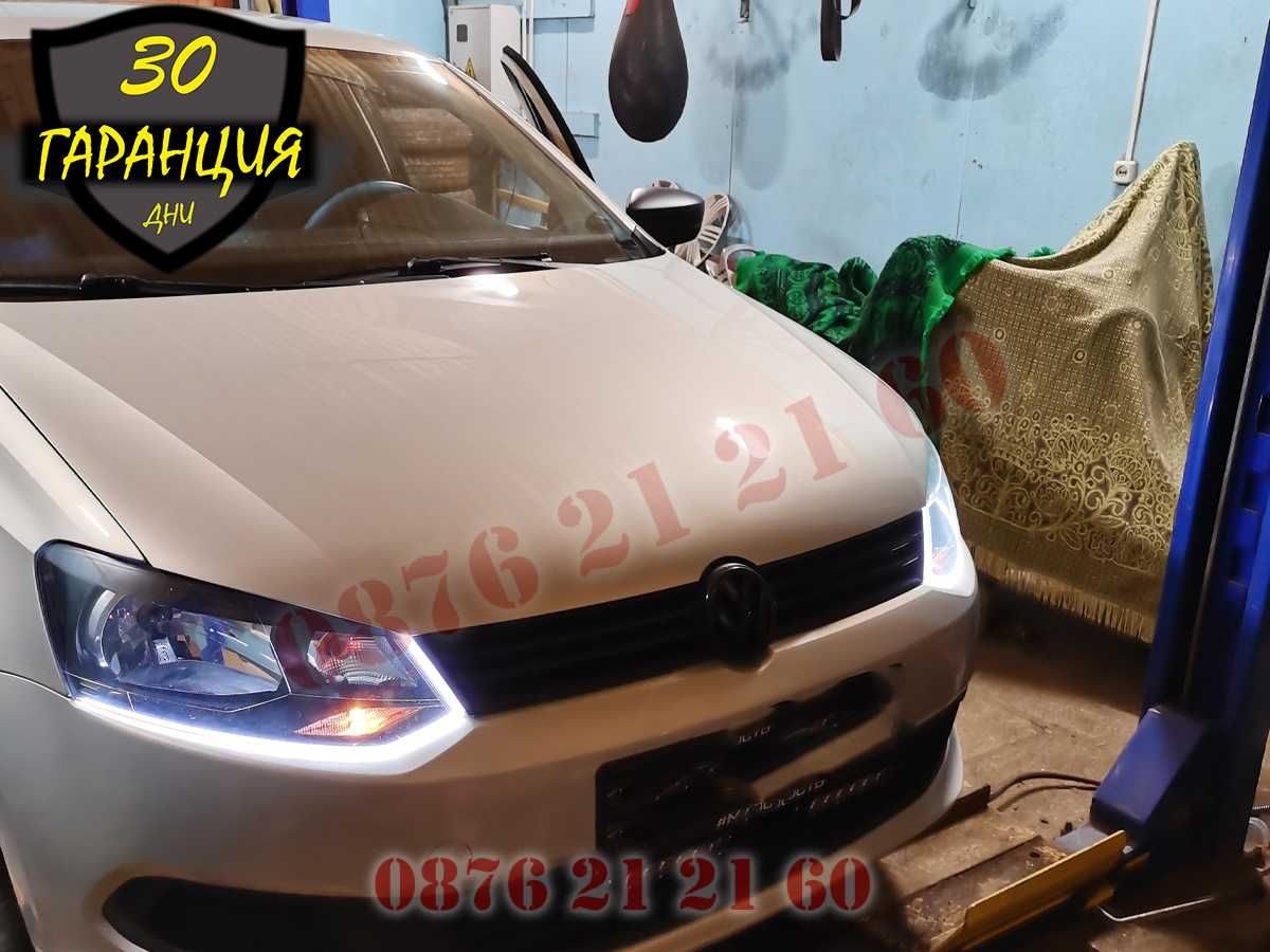 LED DRL Ленти Дневни Светлини Бягащ Мигач Лед Дневна Светлина Лента