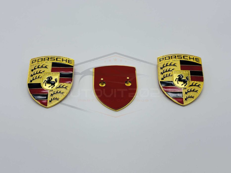 Порше емблема за преден капак Porsche  Stuttgart