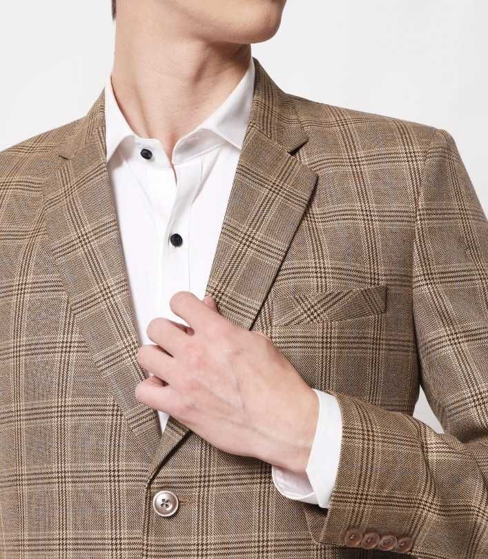 Sacou blazer slim 48 M casual Stafford London lana tweed carouri