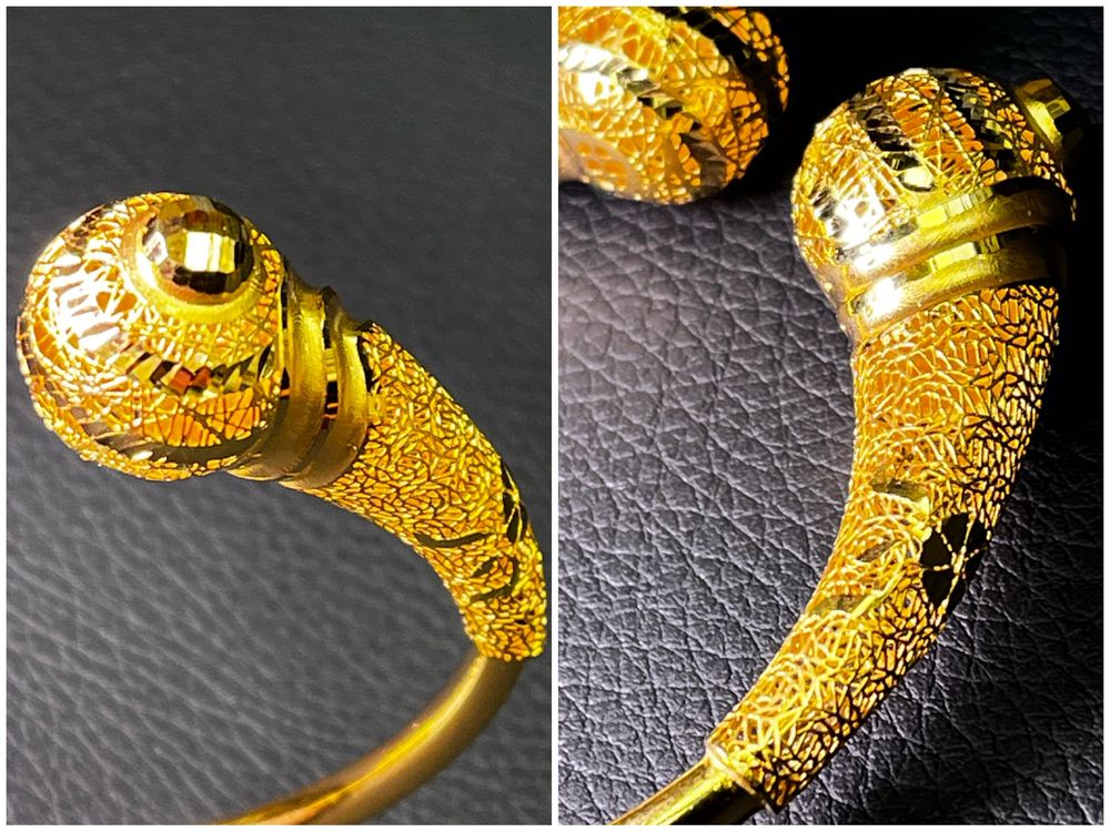 Златна гривна белезник grivna zlaten 14 k 585 gold