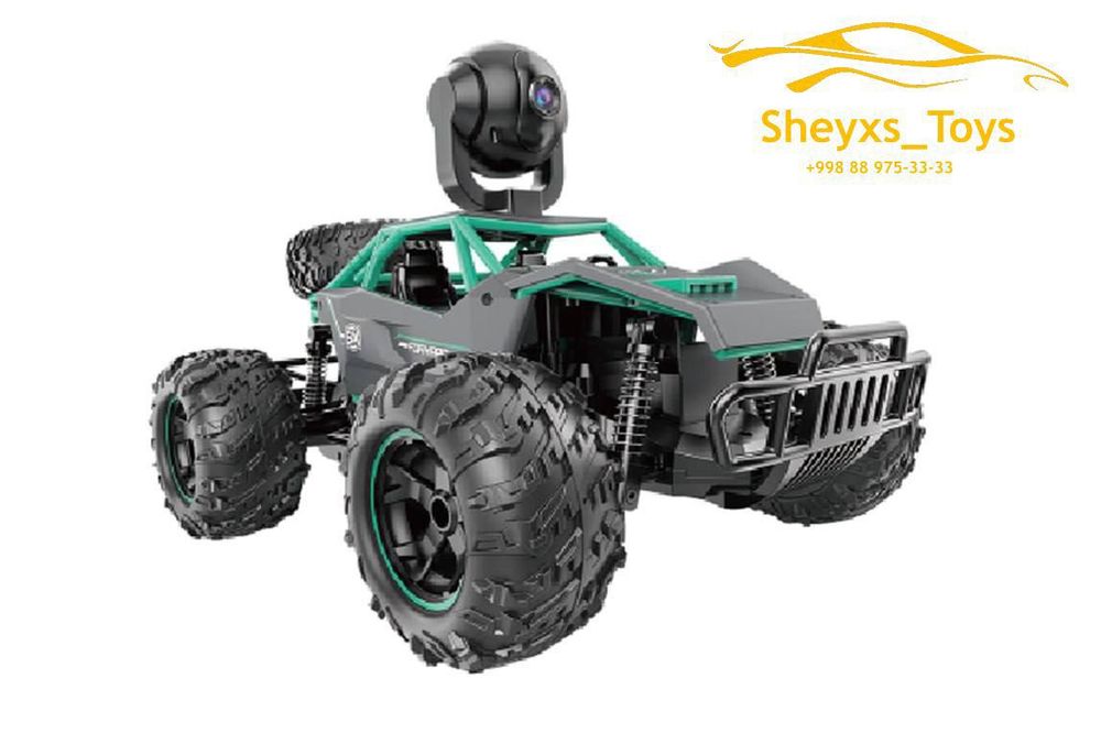 Внедорожник RC ёритгич фаралар билан жиҳозланган ва 2.4G замонавий мас