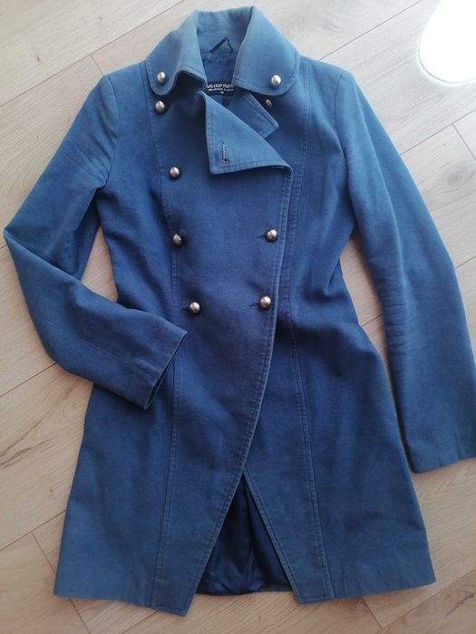Palton toamnă albastru