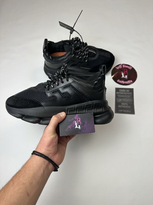 Versace chain reaction black , size 40 fit 40-41