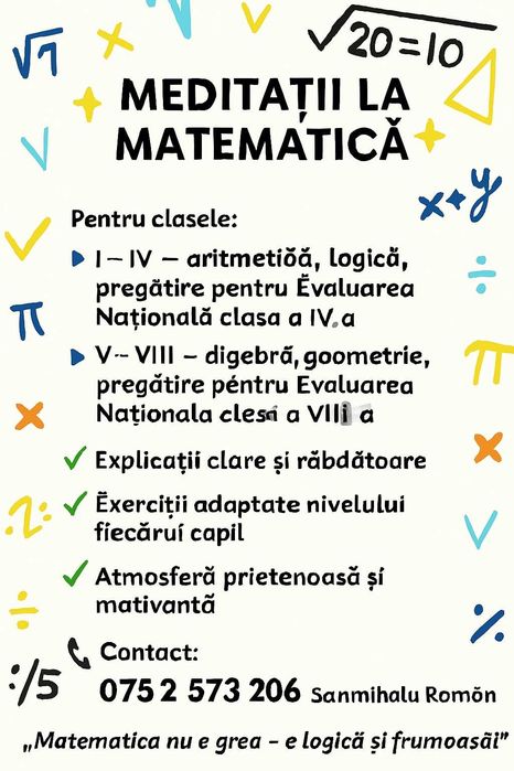 Meditatii matematica