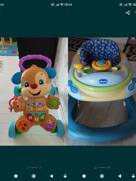 Проходилка chicco и Уокър