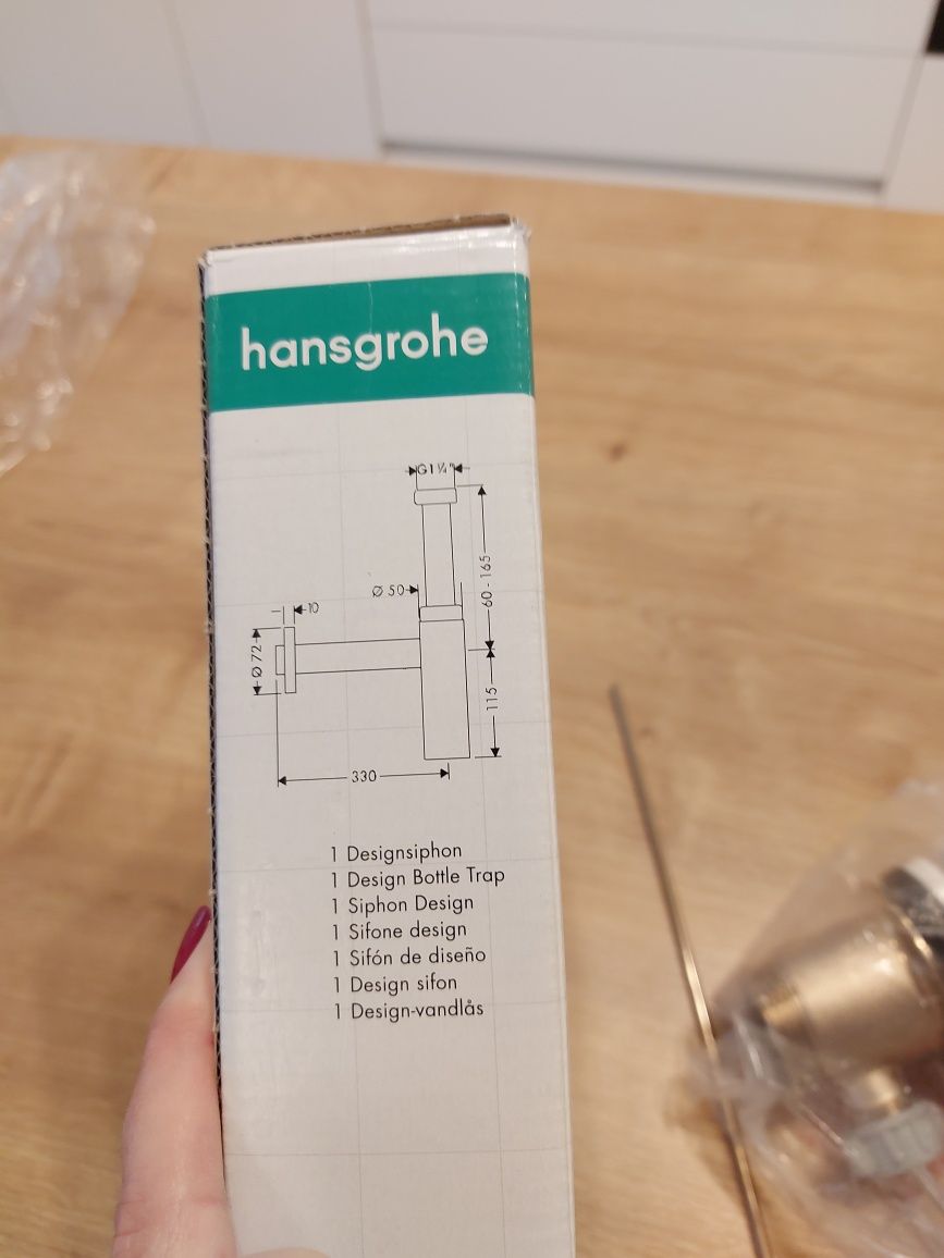 Hansgrohe дизайнерски сифон за мивка