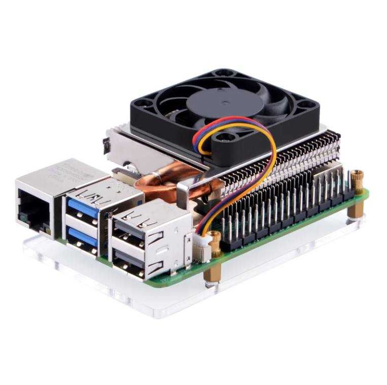 52Pi ултратънък ICE охладител на процесора тип кула за Raspberry