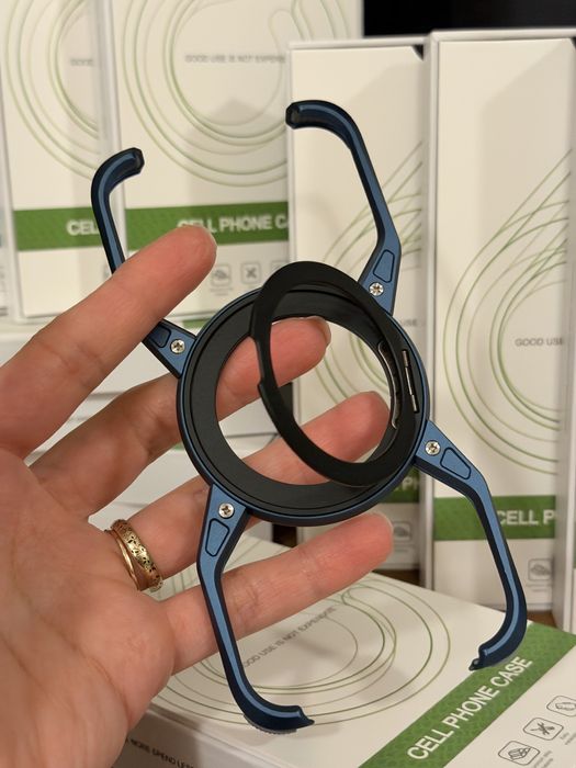 Husă bumper iPhone 17 PROMAX din aluminiu - protecție elegantă și slim