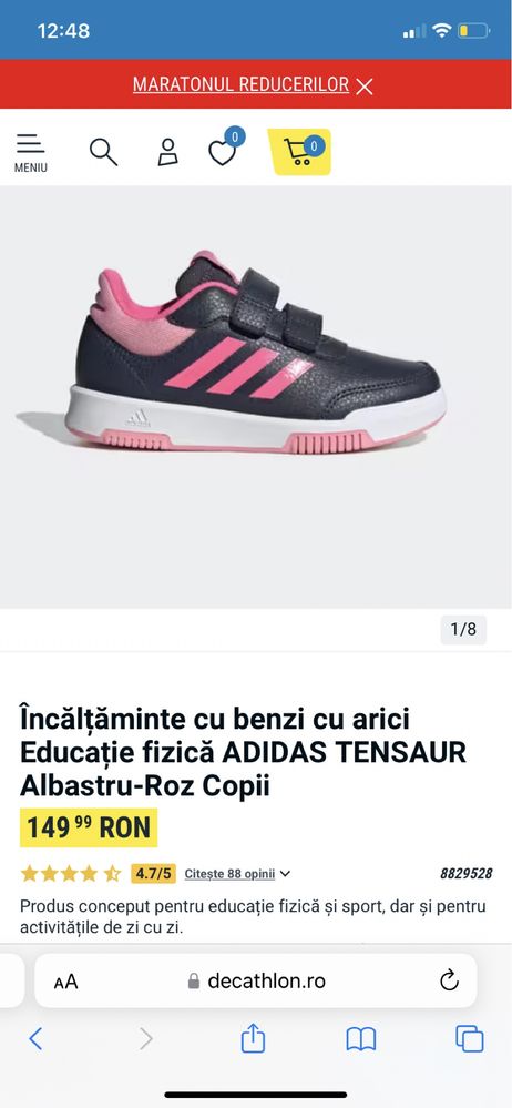 Incaltari adidas, noi cu eticheta, nr. 34