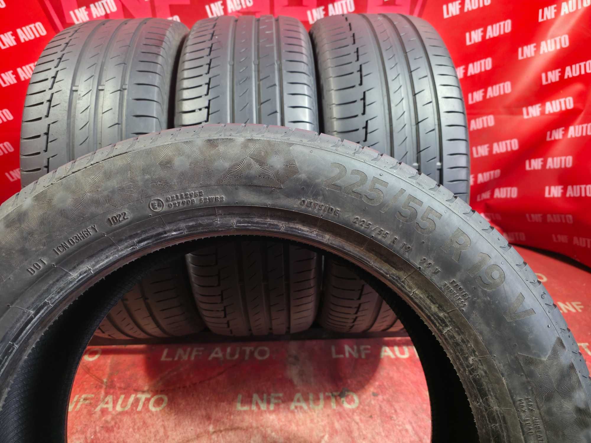 Anvelope de VARA - 225/55/19 - Continental 6 - 6.18 MM - DOT 2022 !