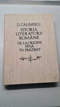 Vand carte istoria literaturii romane