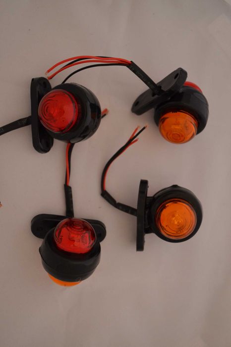 1бр. Лед LED мини рогчета светлини габарити  12-24V , 3 модела