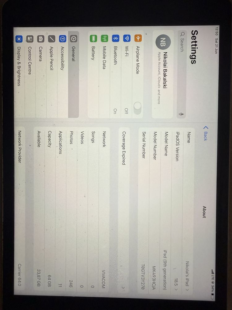 Ipad 8 64g използван