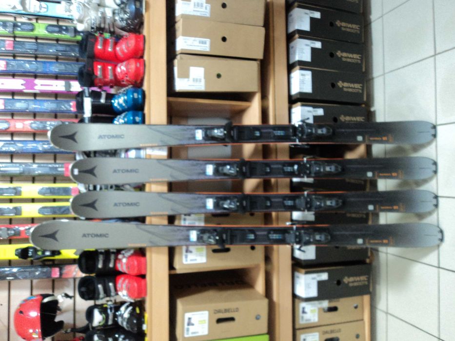 Не новые горные лыжи ATOMIC, м-ль MAVERICK 83 с кр-ми M10 GW