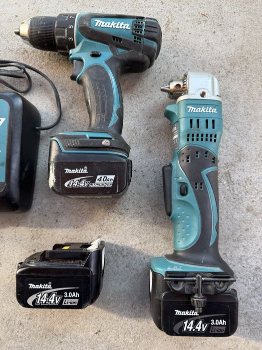 Makita 14,4v ъглова бормашина и винтоверт