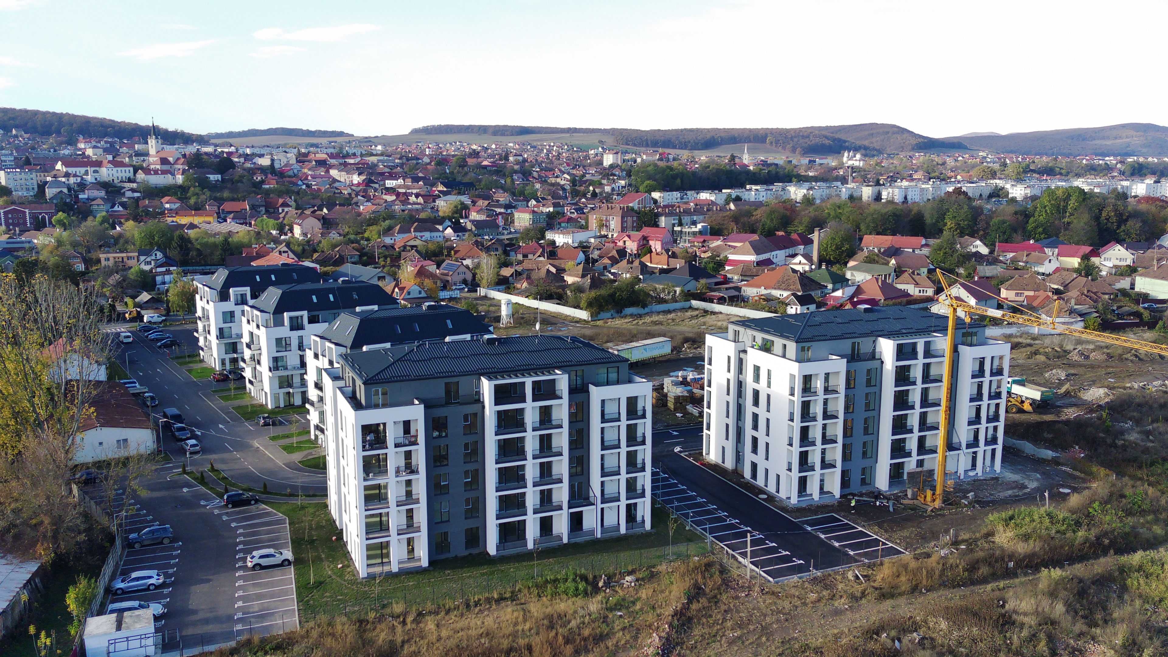 Penthouse NOU, cu terase mari, lift si panorama - River Park Reghin