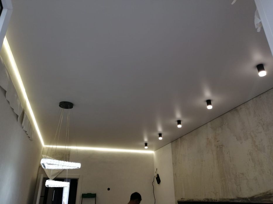 Установка Натяжных потолков