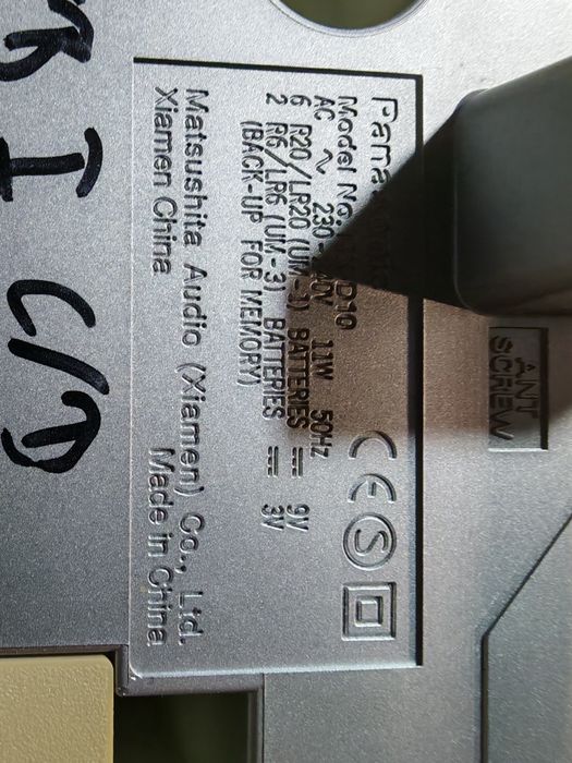 Panasonic radio, cd și caseta