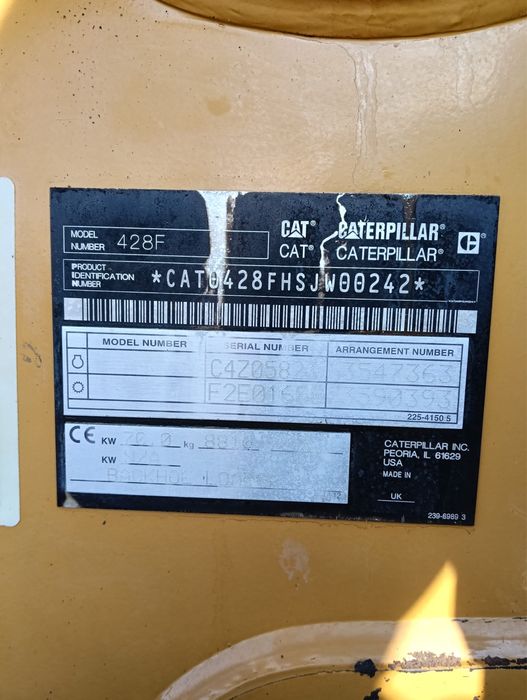 Buldoexcavator Caterpillar 428F CAT