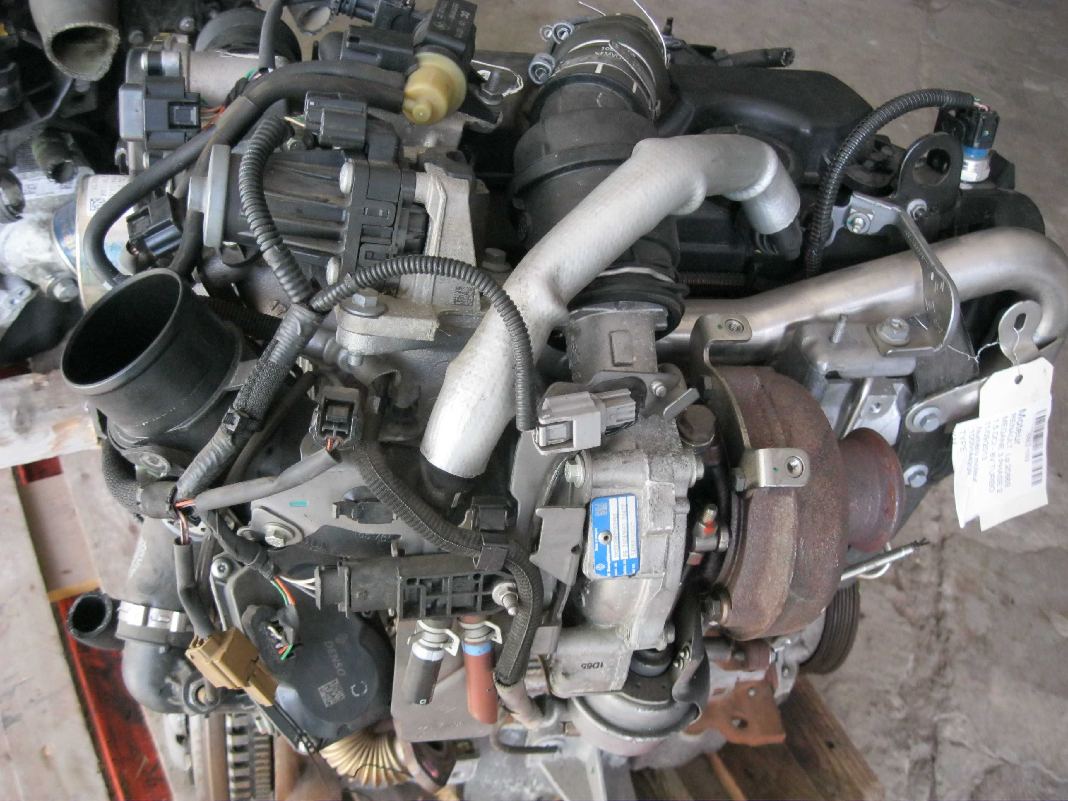 Motor 1,5DCI*K9K636*CuAnexeDUSTER/Megane110CpInjCONTINEN62000kmEu5&6Fr