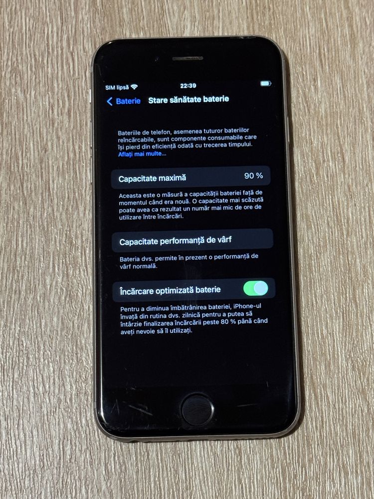 Apple iPhone 6S 64GB codat pe austria 90% Baterie