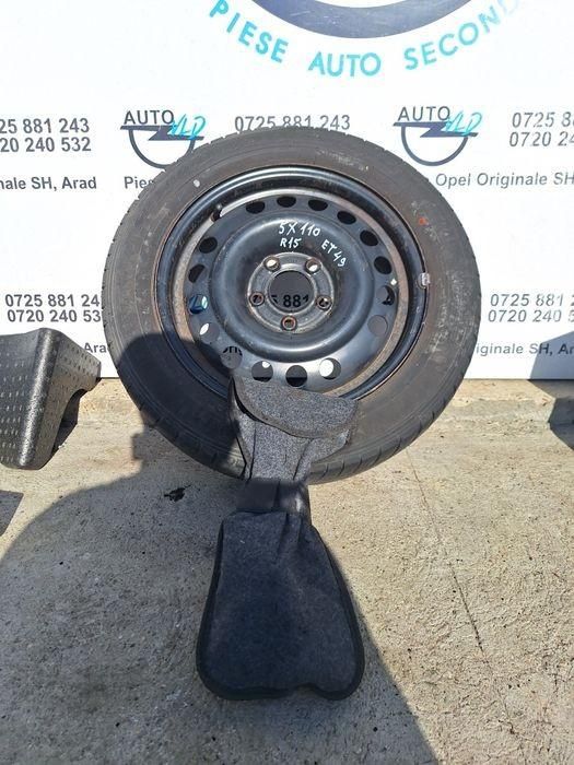 Kit pana roata rezerva 5x110 ET49 185/60/15 Opel Astra G