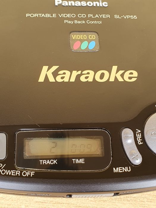 Retro CD player audio si video karaoke Panasonic Japan
