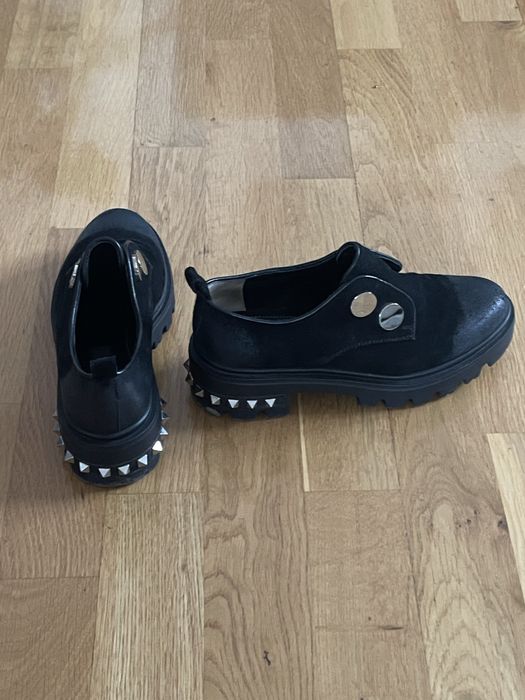 Pantofi Musette piele intoarsa 35
