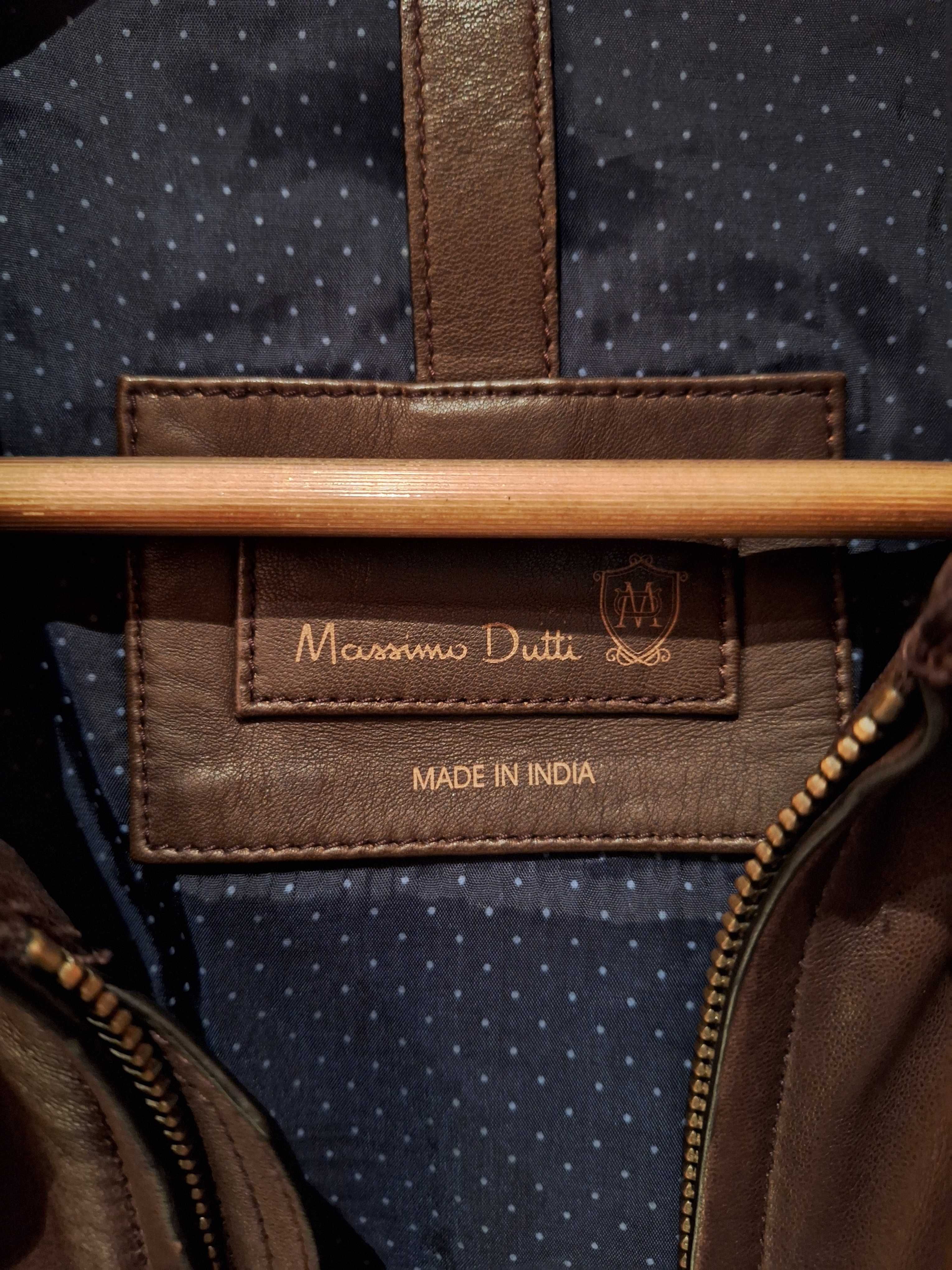 Кожено яке Massimo Dutti размер L