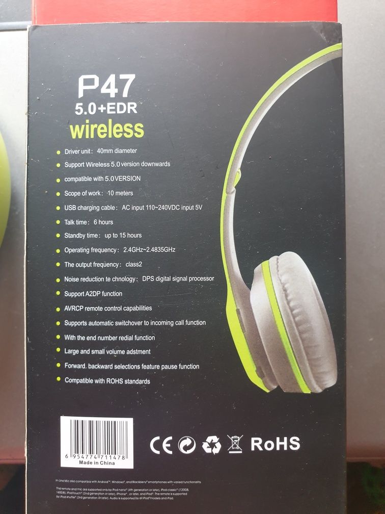 Casti Bluetooth/Wireless P47
