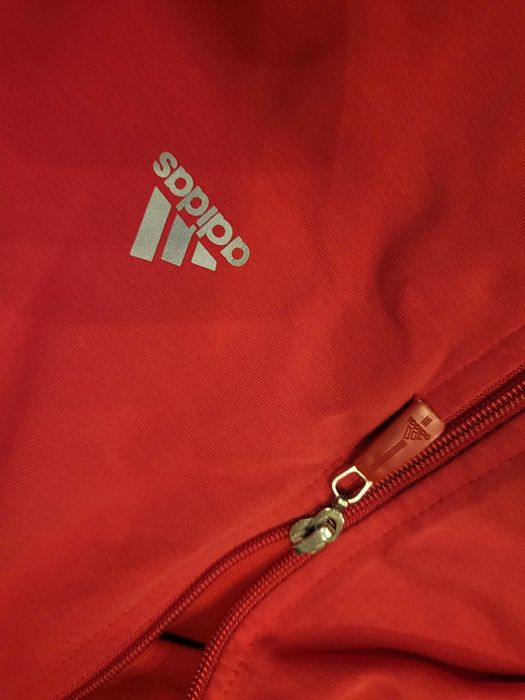 Bluza Adidas climacool, XL, culoare rosu Ferarri, impecabila