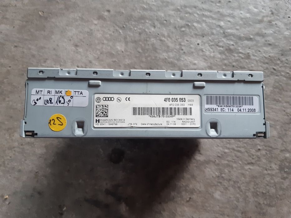 Unitate radio audi a6 c6 4f facelift 4F0 035 053