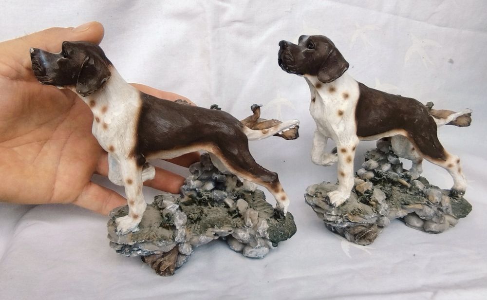 Figurine decorative Brac Danez, din rașină acrilică, Colecția Leonardo